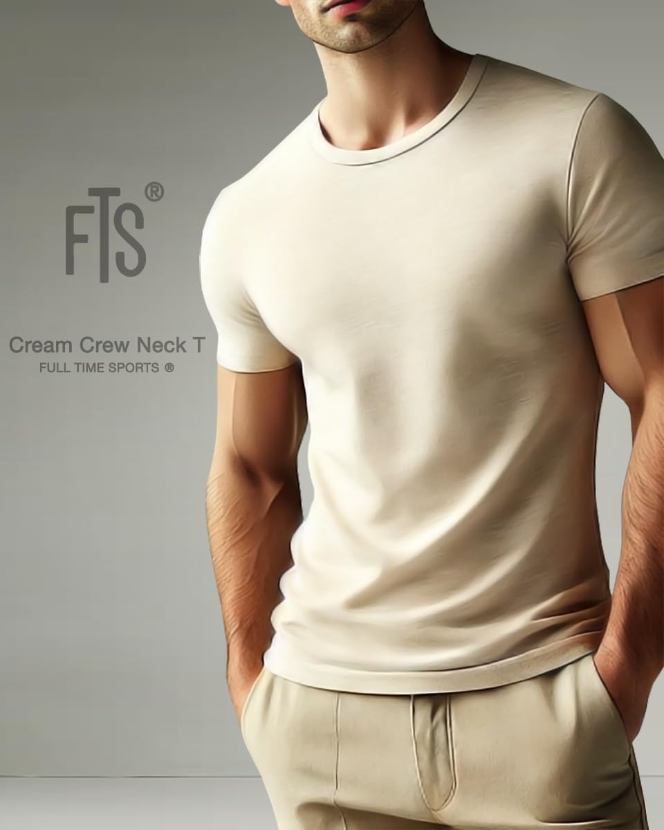 Mens T-Shirt Pack of 6 Crew Neck Tshirt