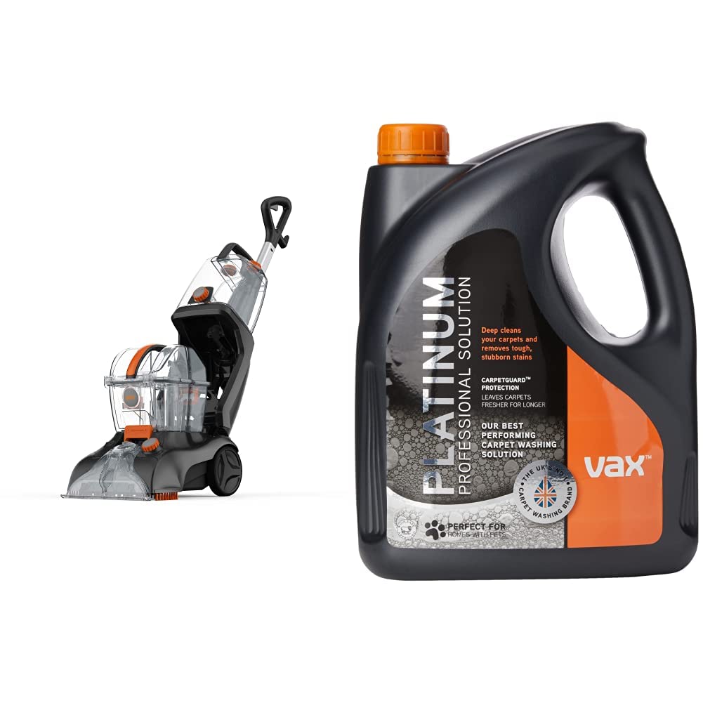 Vax Rapid Power Revive Carpet Cleaner | Deep Clean and Leaves Carpets Dry in less than 1hr | XL Tank Capacity - CWGRV011, Graphite, 2.5 Litre, 240W