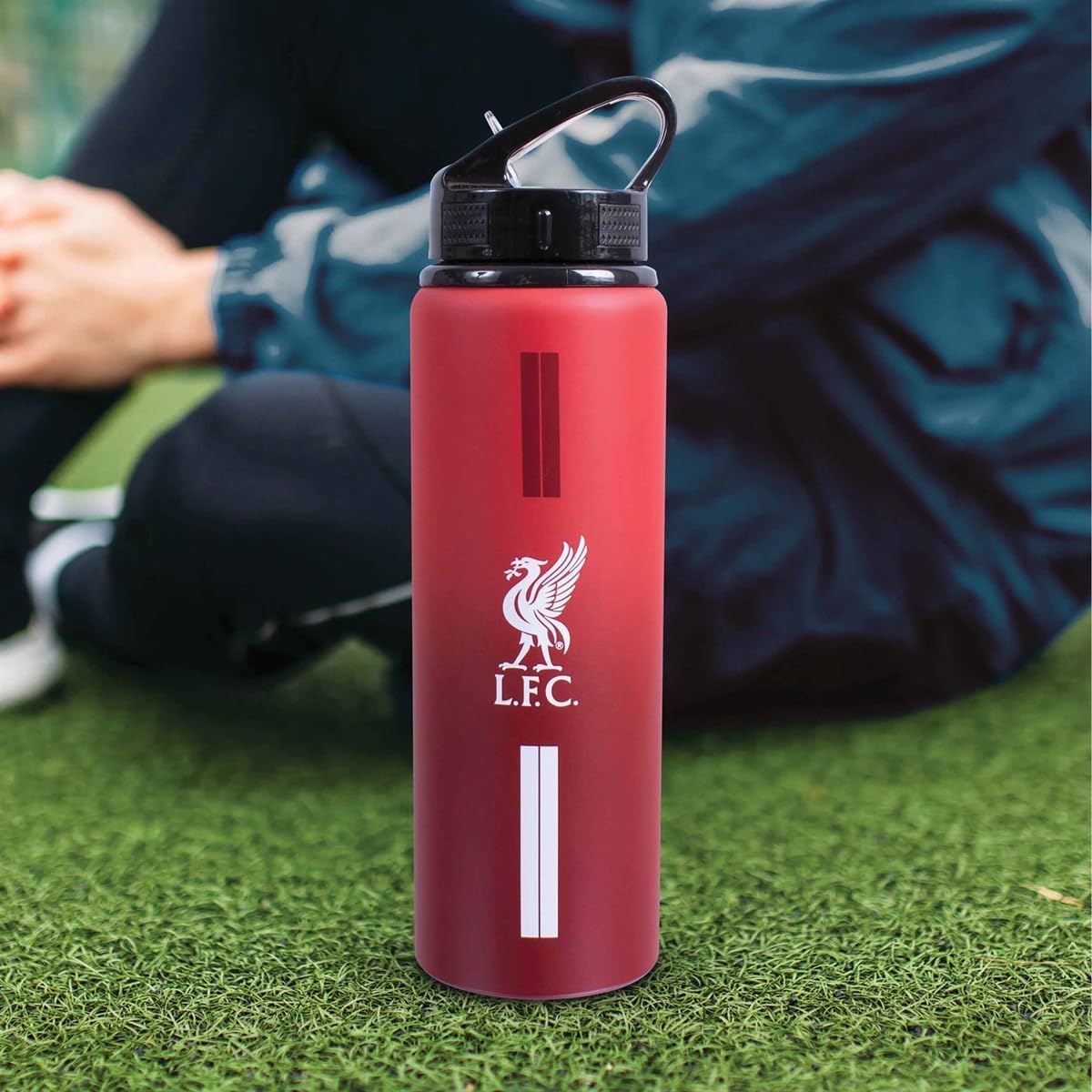 Hy-Pro Liverpool F.C. Team Merchandise Aluminium Fade Bottle,Red, 750ml