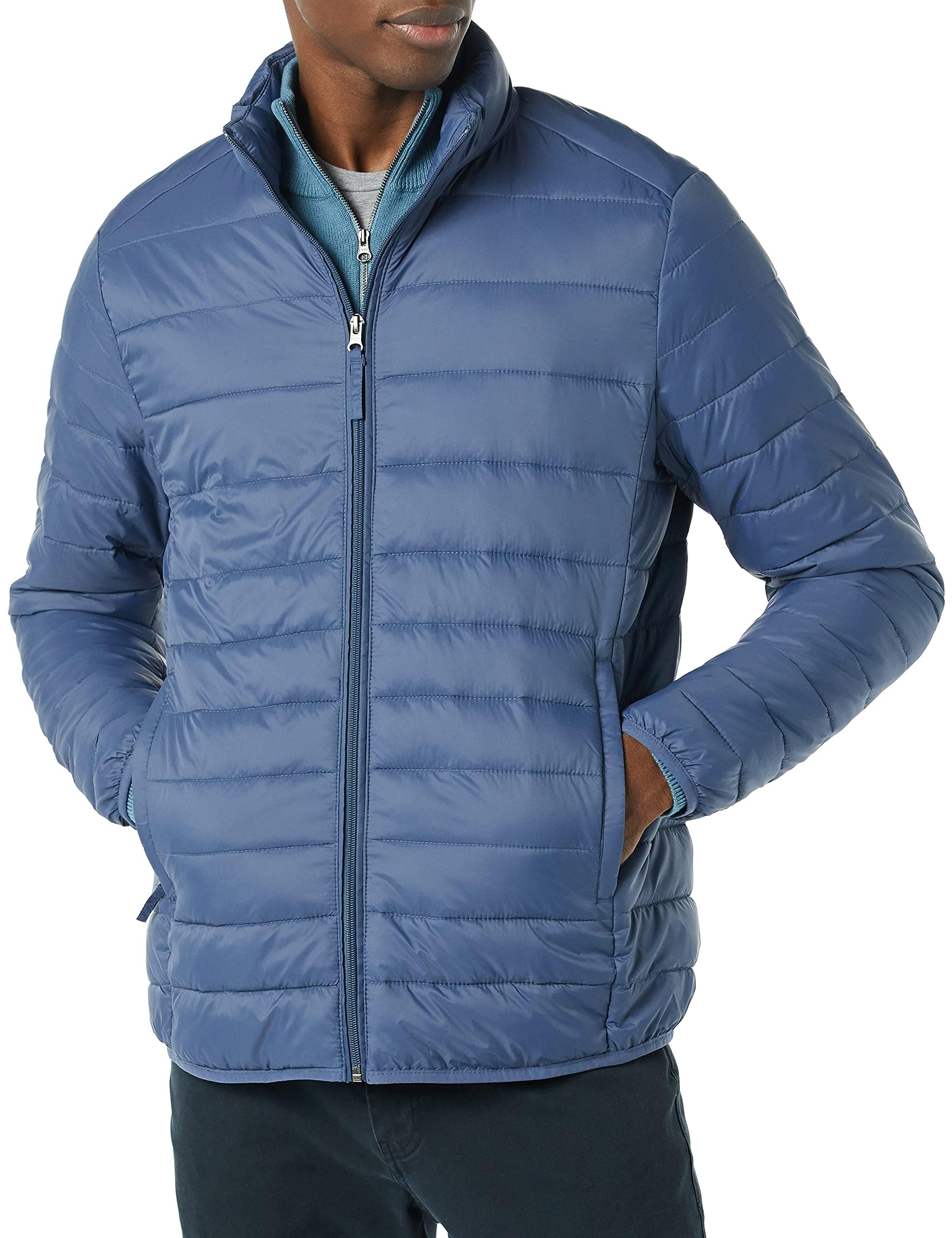 Men's Packable Lightweight Water-Resistant Puffer Jacket