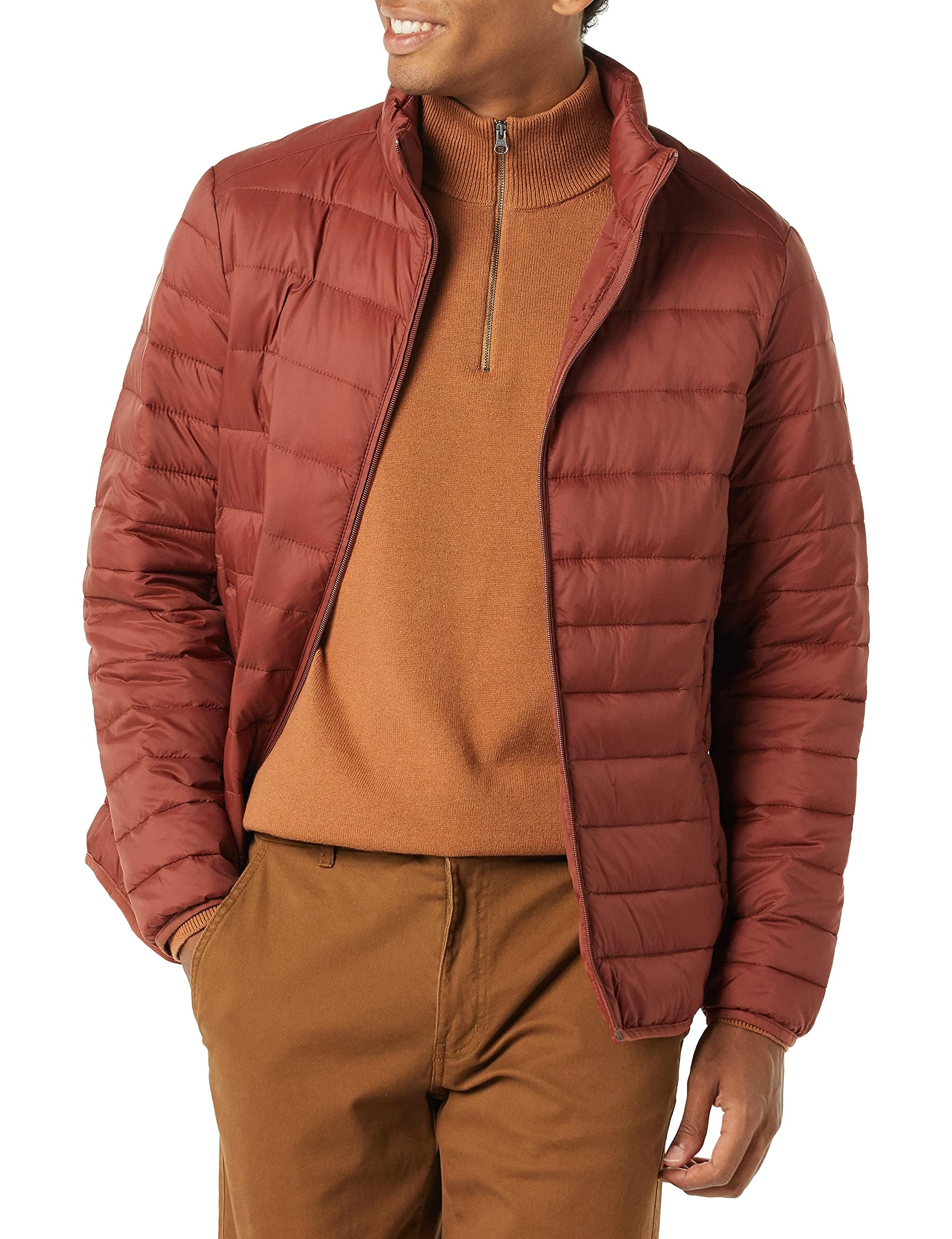 Men's Packable Lightweight Water-Resistant Puffer Jacket