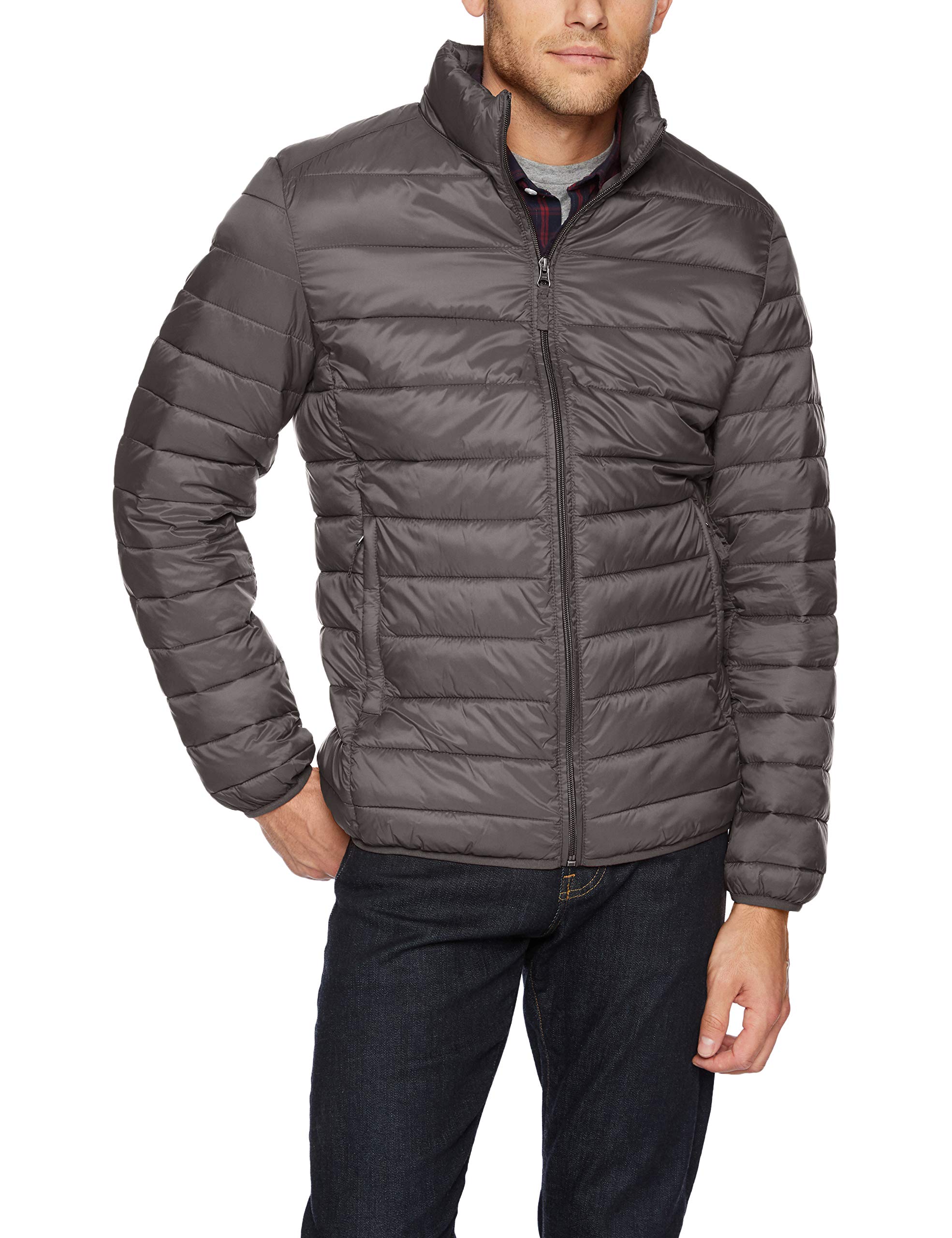 Men's Packable Lightweight Water-Resistant Puffer Jacket
