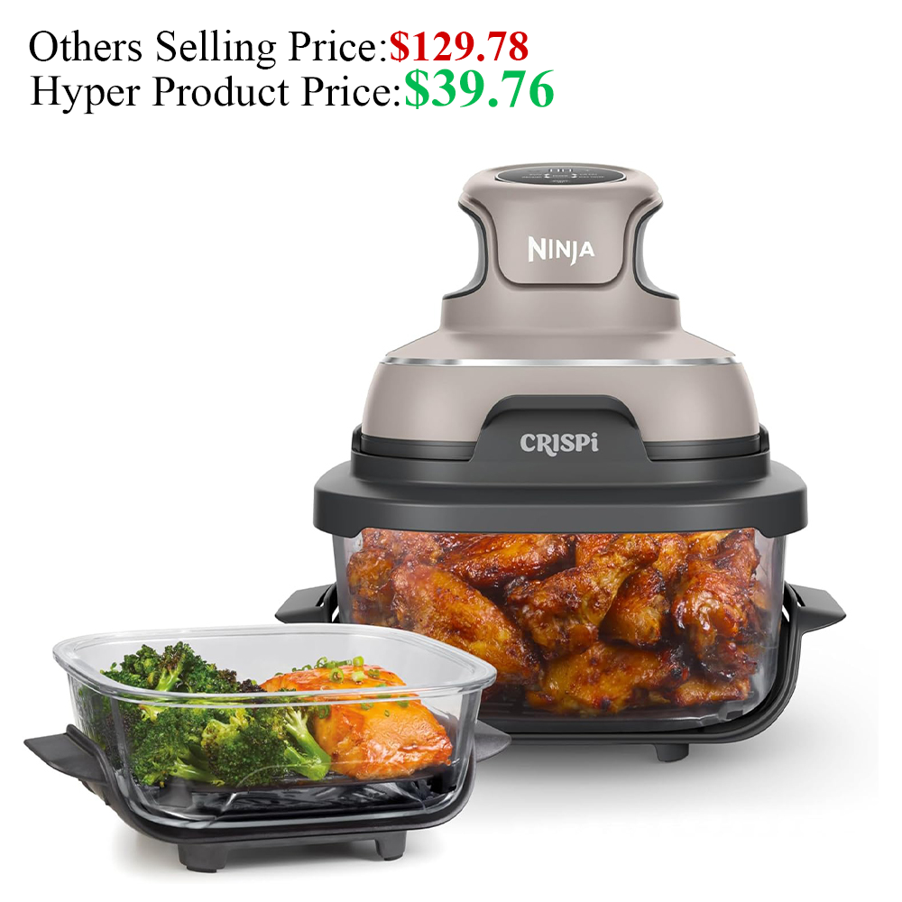 Ninja Crispi Air Fryer, Microwave, Freezer & Dishwasher Safe