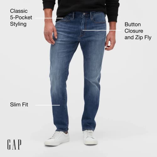 Men's Soft Wear Stretch Slim Fit Denim Jeans