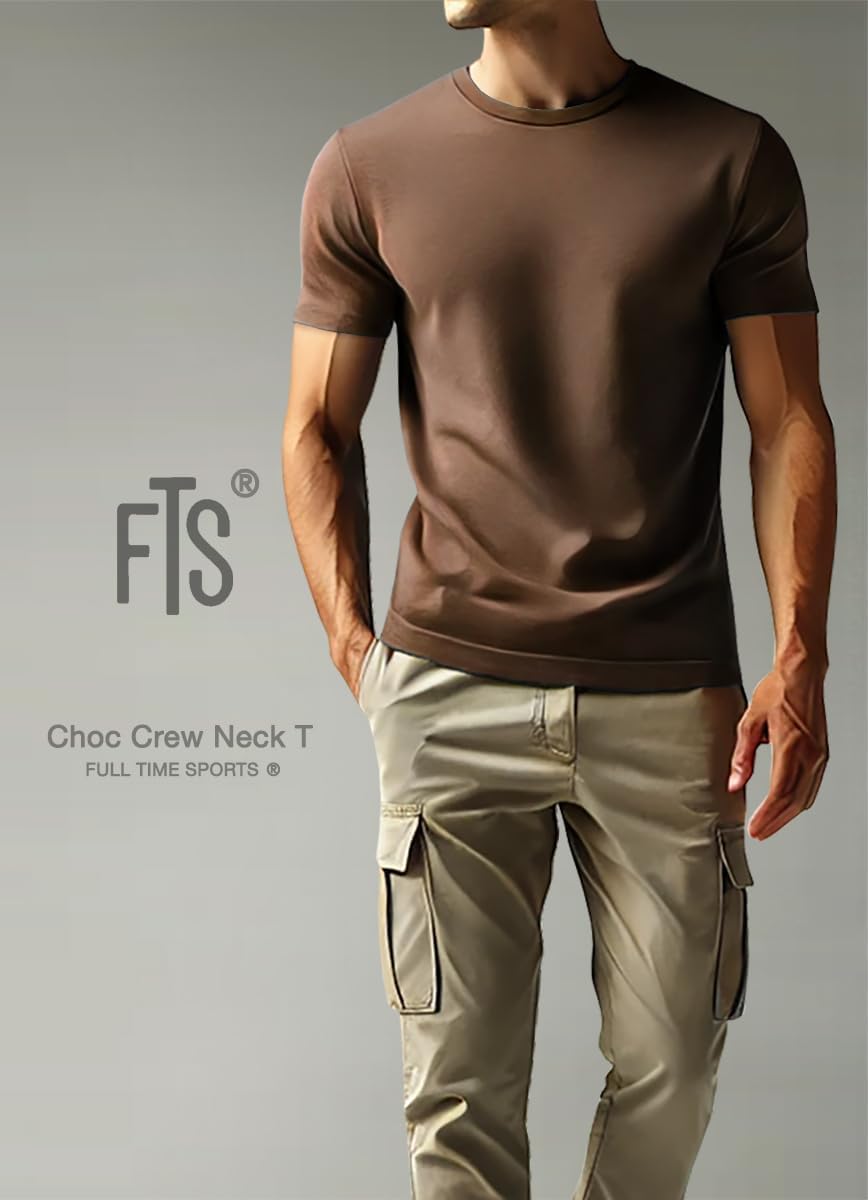 Mens T-Shirt Pack of 6 Crew Neck Tshirt