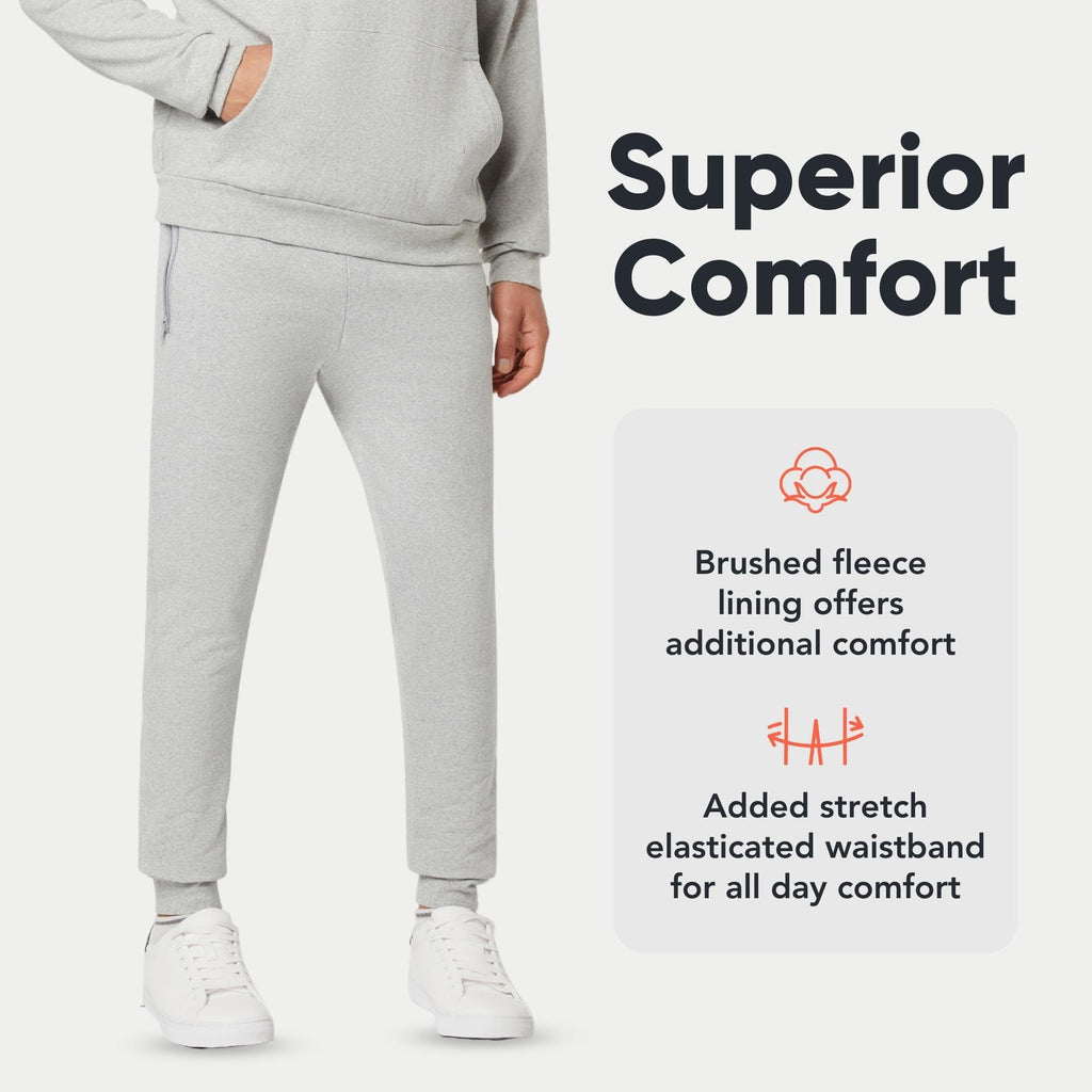 Slim Fit Joggers for Men - Mens Joggers with Zip Pockets