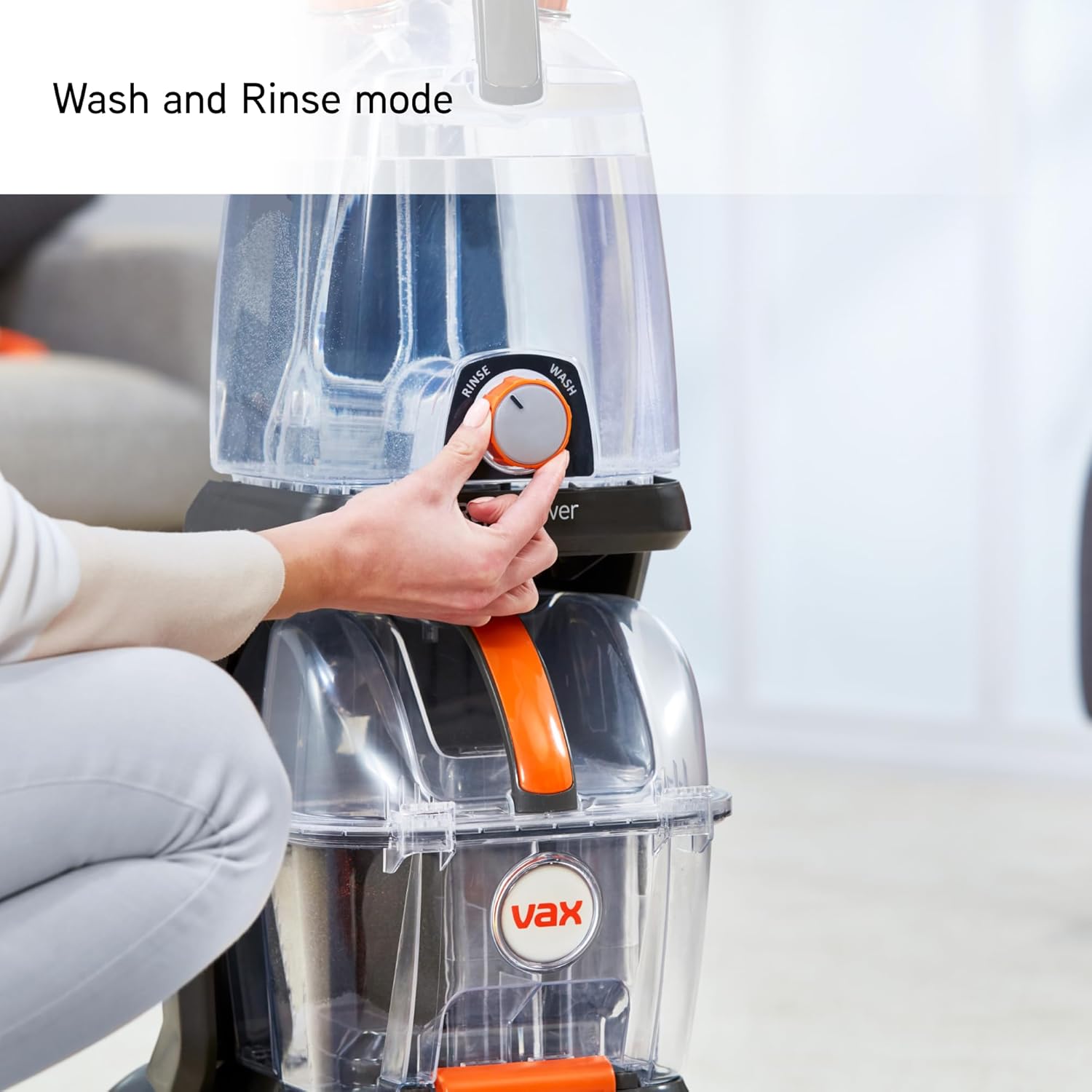 Vax Rapid Power Revive Carpet Cleaner | Deep Clean and Leaves Carpets Dry in less than 1hr | XL Tank Capacity - CWGRV011, Graphite, 2.5 Litre, 240W