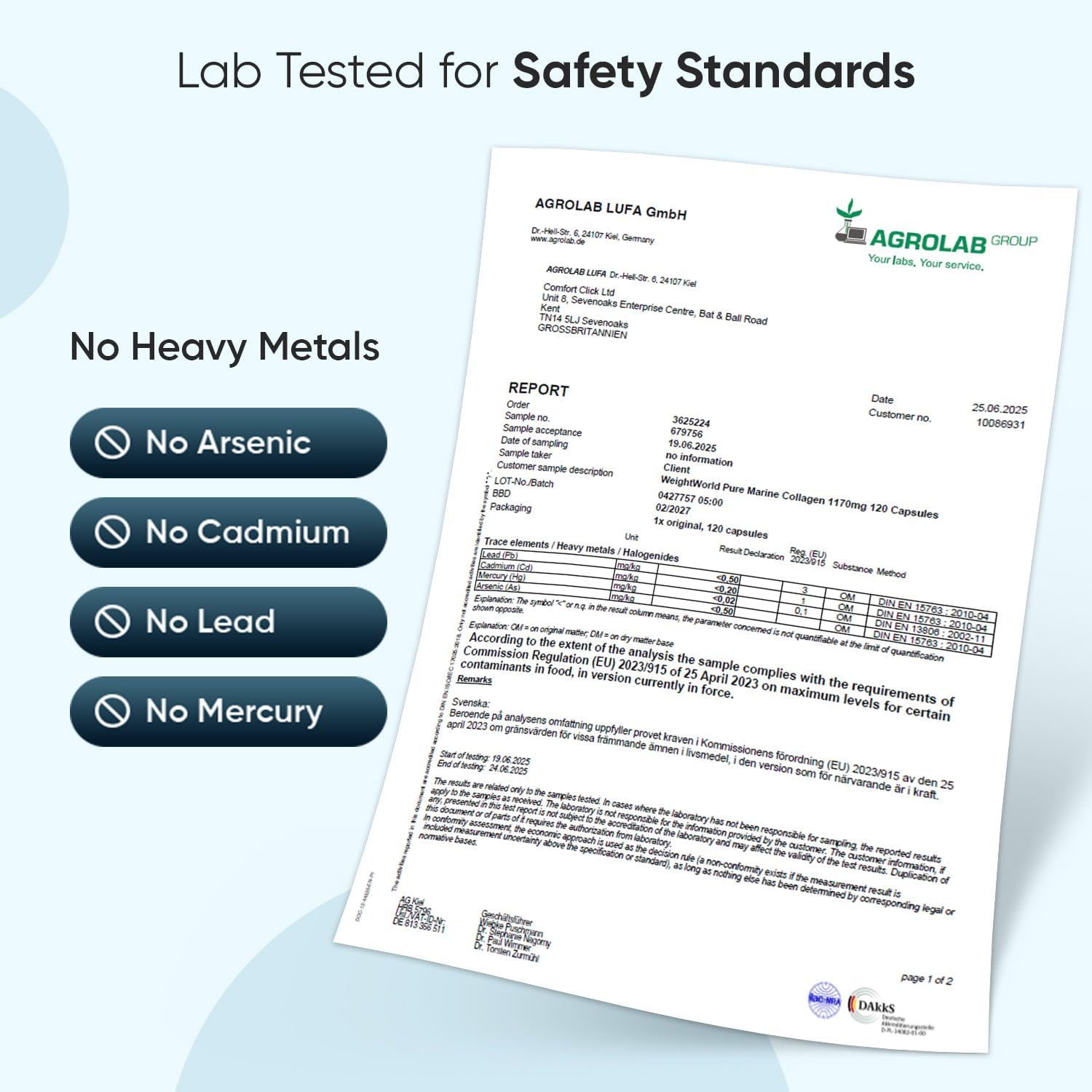 Pure Marine Collagen Supplements for Women & Men - 1200mg per Serving - 120 Capsules (Not Powder) - 2 Months Supply - Highly Bioavailable Type 1 & 3 Hydrolysed Collagen Capsules