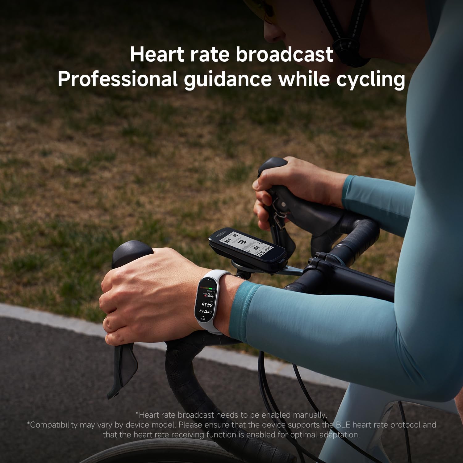 Xiaomi Smart Band 10 Fitness Tracker, 1.72" AMOLED Display, 21-Day Battery Life, 150+ Sports Modes, Heart Rate & Sleep Monitoring, Electronic Compass, 5ATM Waterproof, 2-Year Warranty – Midnight Black