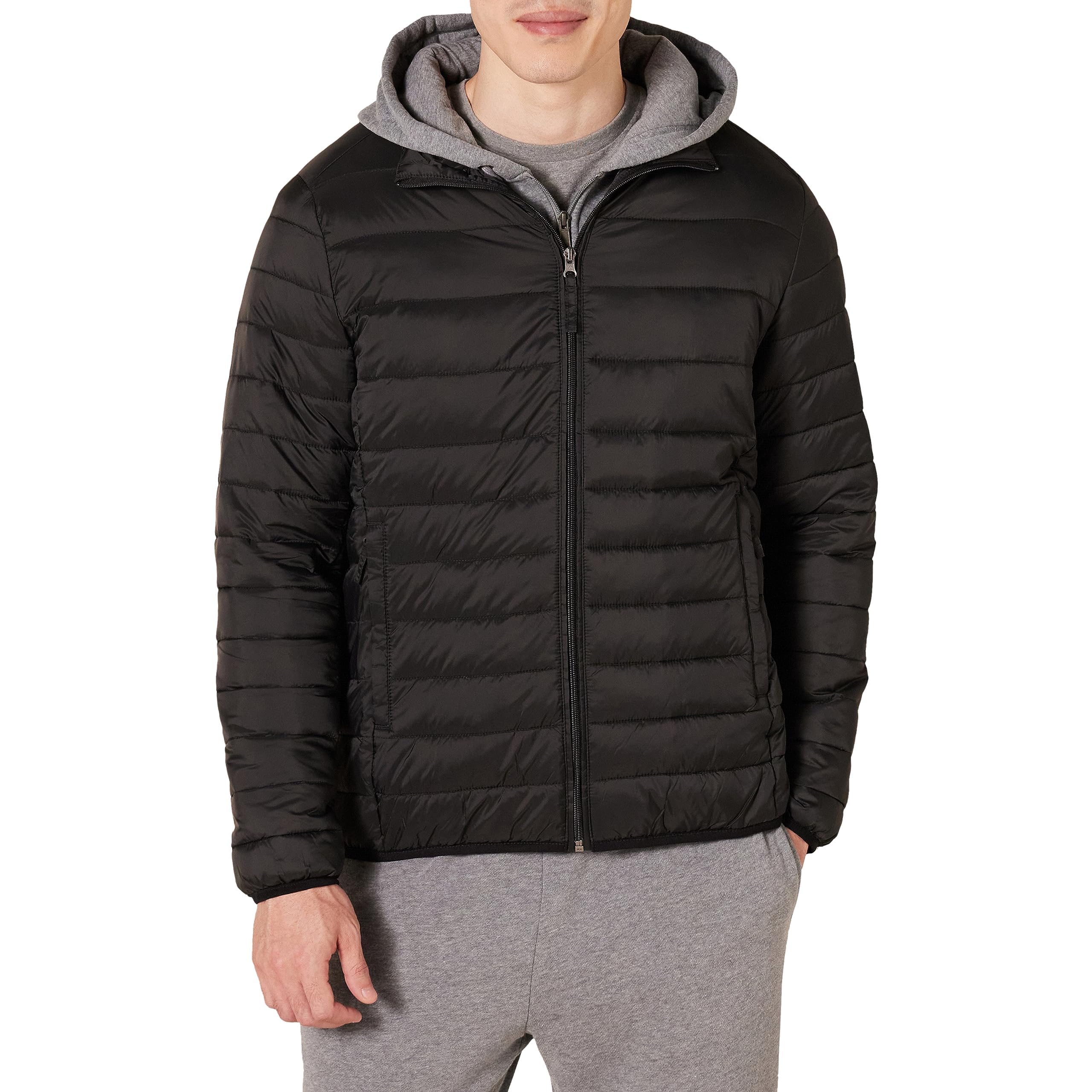 Men's Packable Lightweight Water-Resistant Puffer Jacket