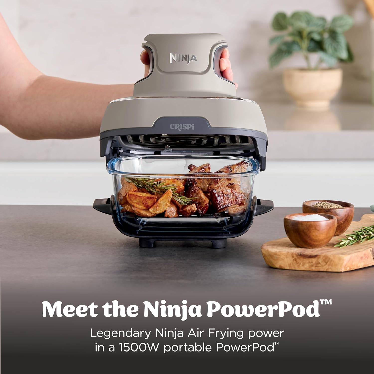 Ninja Crispi Air Fryer, Microwave, Freezer & Dishwasher Safe