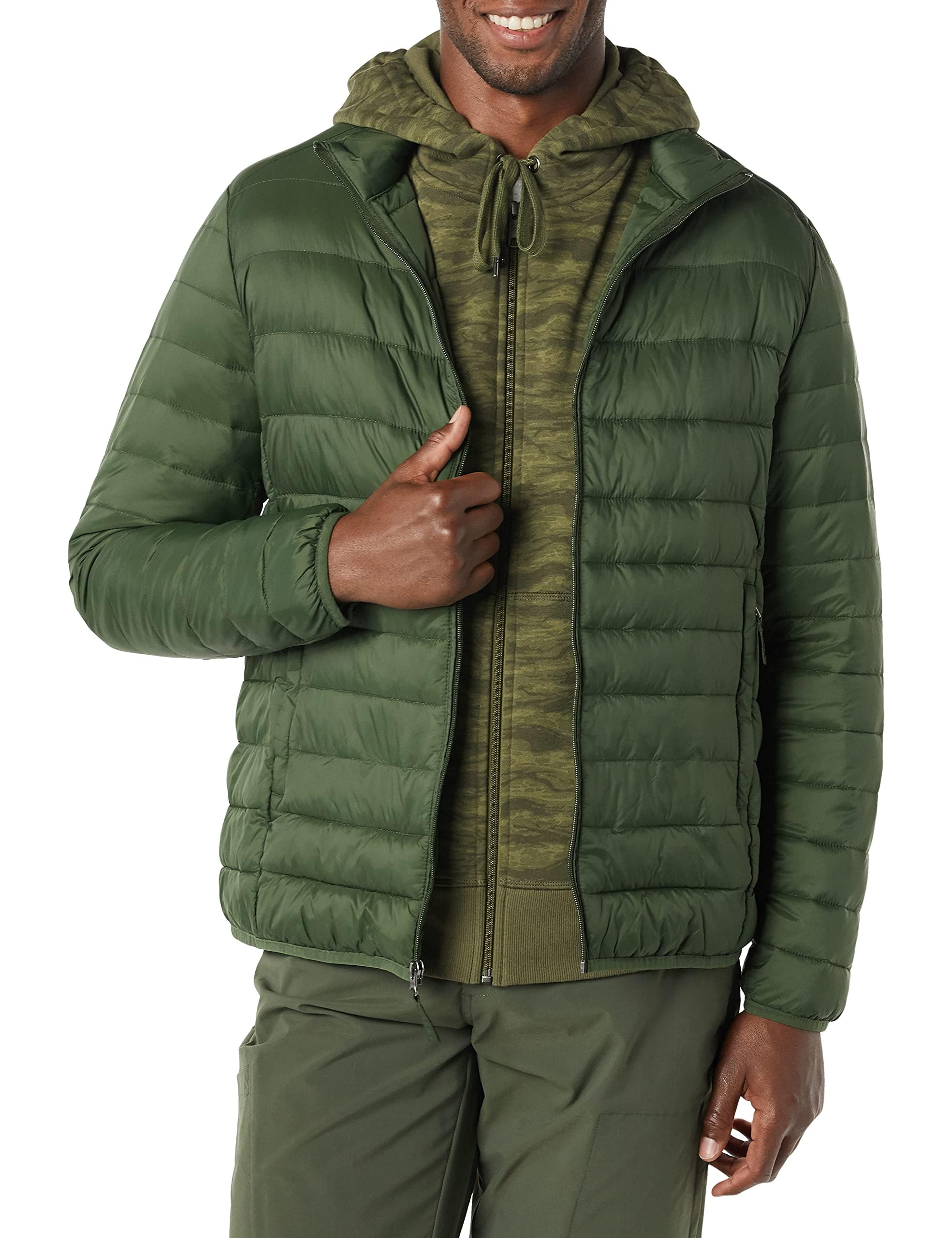 Men's Packable Lightweight Water-Resistant Puffer Jacket
