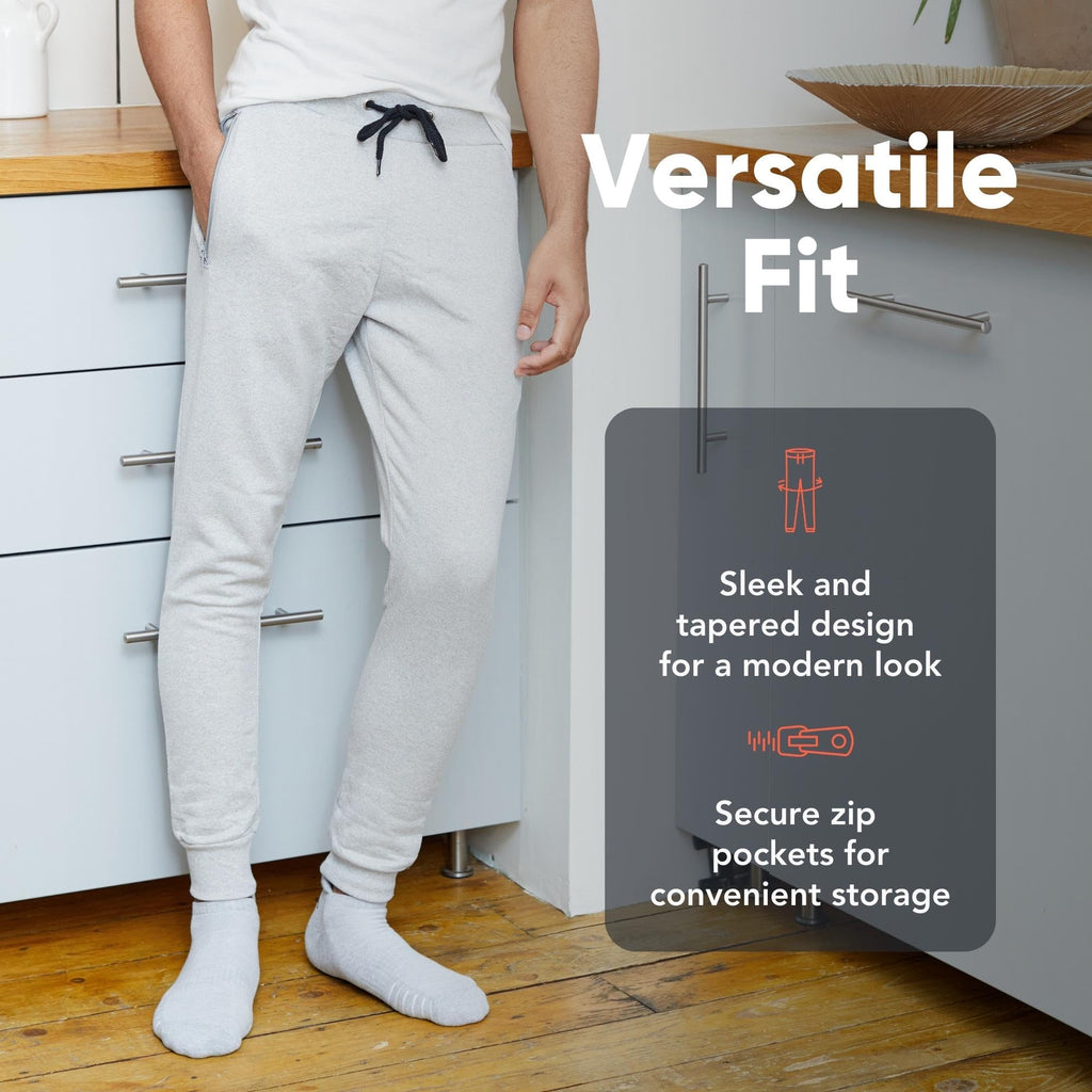 Slim Fit Joggers for Men - Mens Joggers with Zip Pockets