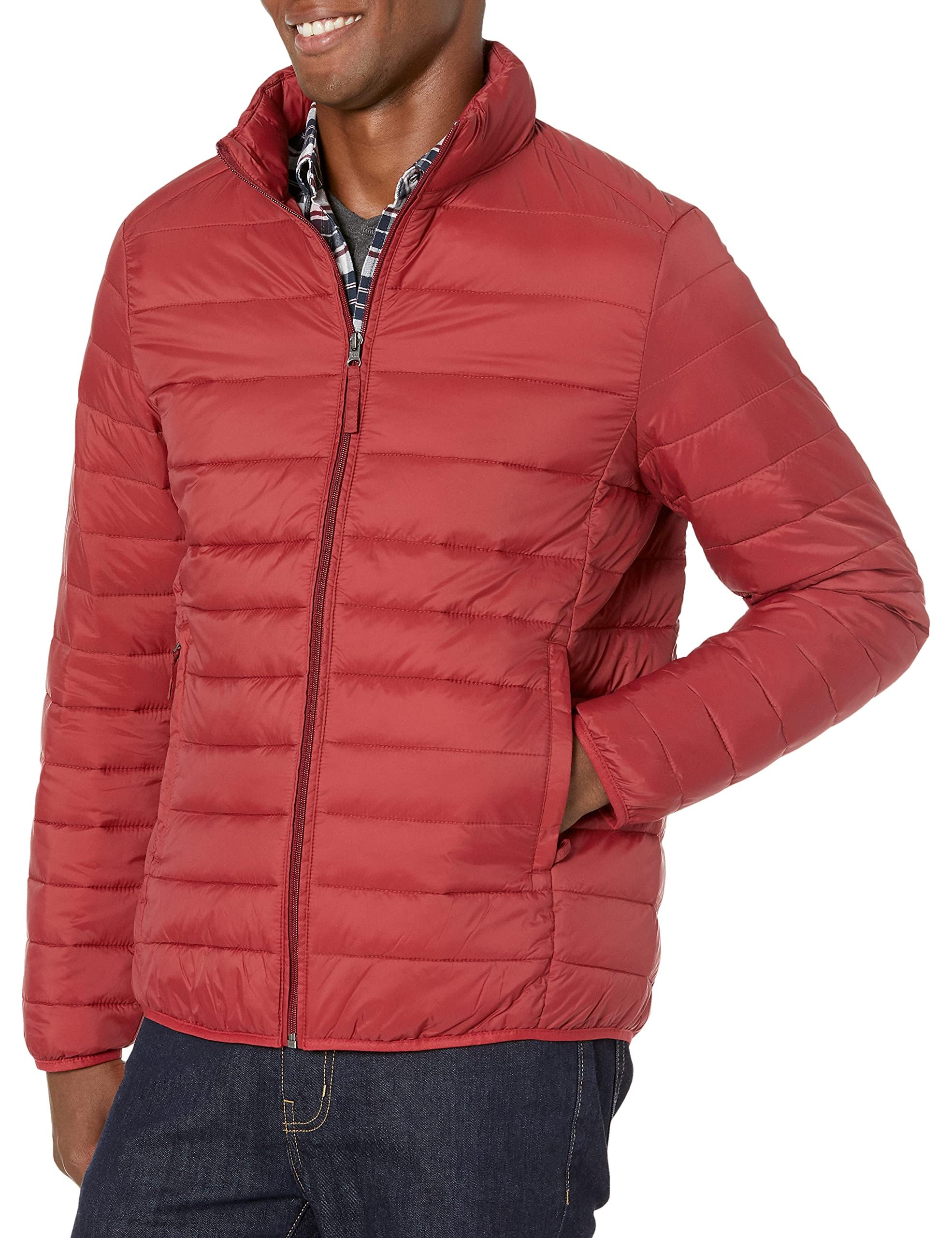 Men's Packable Lightweight Water-Resistant Puffer Jacket