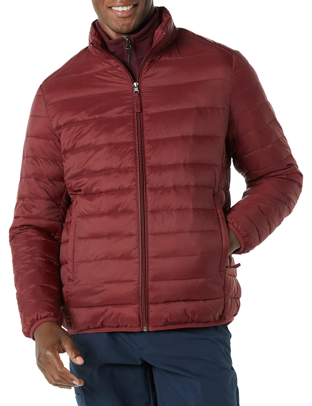 Men's Packable Lightweight Water-Resistant Puffer Jacket