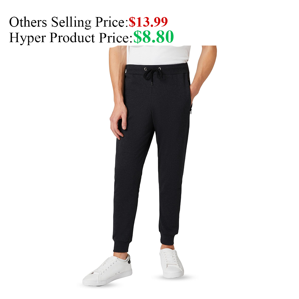 Slim Fit Joggers for Men - Mens Joggers with Zip Pockets