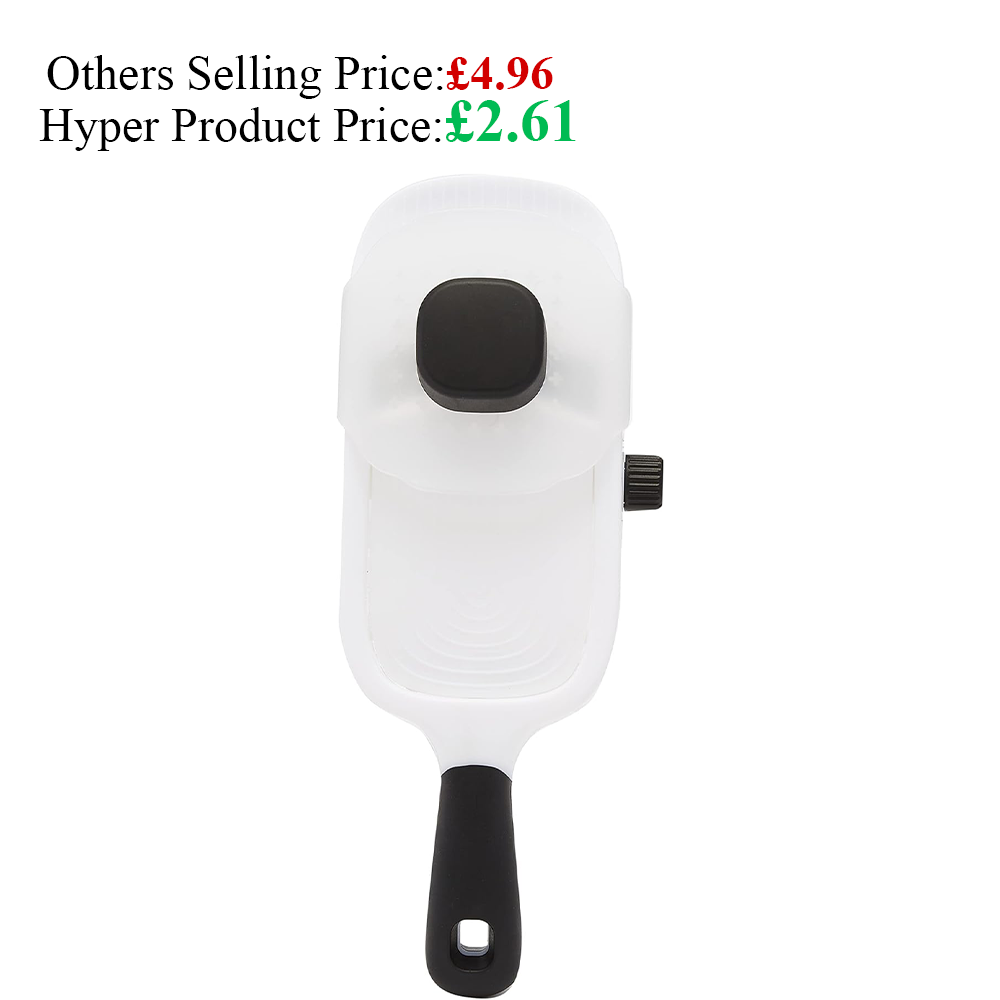 Basics Hand-Held Mandoline Slicer, White