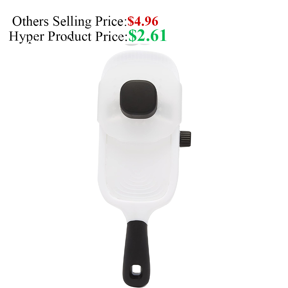 Basics Hand-Held Mandoline Slicer, White