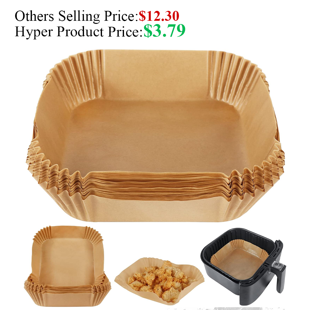 Air Fryer Parchment Paper Liner, 50PCS